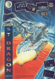 Advert for Saint Dragon on the Commodore 64.
