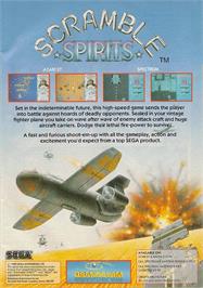 Advert for Scramble Spirits on the Commodore 64.