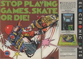 Advert for Skate or Die on the Commodore 64.