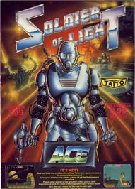 Advert for Soldier of Light on the Amstrad CPC.