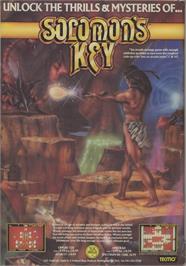 Advert for Solomon's Key on the Commodore 64.