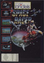 Advert for Space Racer on the Commodore 64.