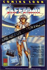 Advert for Speedball on the Commodore 64.