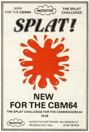 Advert for Splat! on the Microsoft DOS.