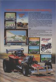 Advert for Stunt Car Racer on the Commodore 64.