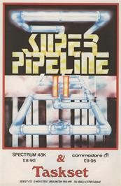 Advert for Super Pipeline on the Commodore 64.