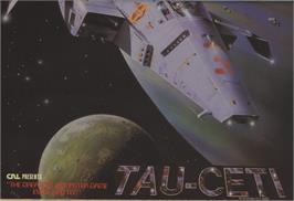 Advert for Tau Ceti on the Commodore 64.