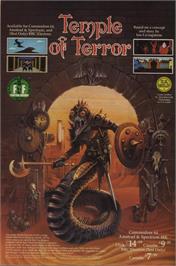 Advert for Temple of Terror on the Commodore 64.