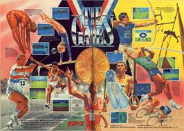 Advert for The Games: Summer Edition on the Commodore 64.