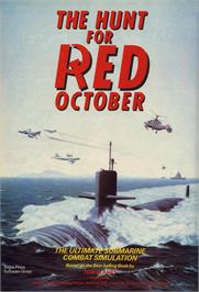 Advert for The Hunt for Red October on the Microsoft DOS.