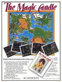 Advert for The Magic Candle on the Commodore 64.