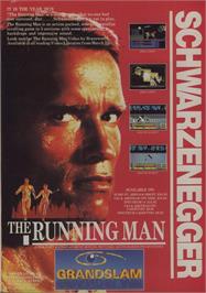 Advert for The Running Man on the Sinclair ZX Spectrum.