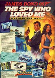 Advert for The Spy Who Loved Me on the Commodore 64.