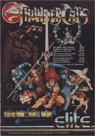 Advert for Thundercats on the Amstrad CPC.