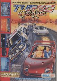 Advert for Turbo Outrun on the Commodore 64.