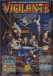 Advert for Vigilante on the Commodore 64.