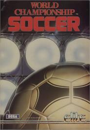 Advert for World Championship Soccer on the Commodore 64.