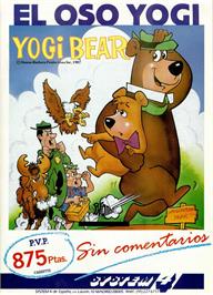 Advert for Yogi Bear on the Commodore 64.
