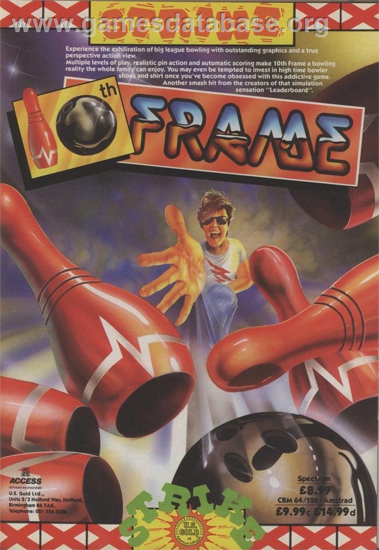 10th Frame - Microsoft DOS - Artwork - Advert