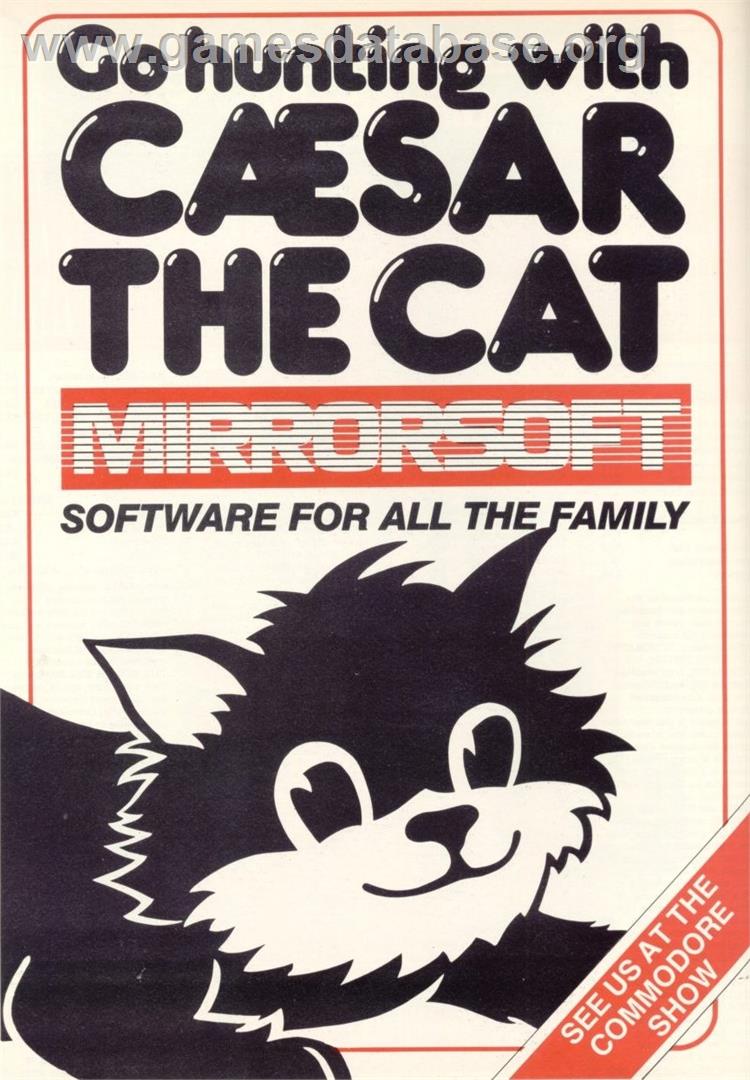 Caesar the Cat - Commodore 64 - Artwork - Advert