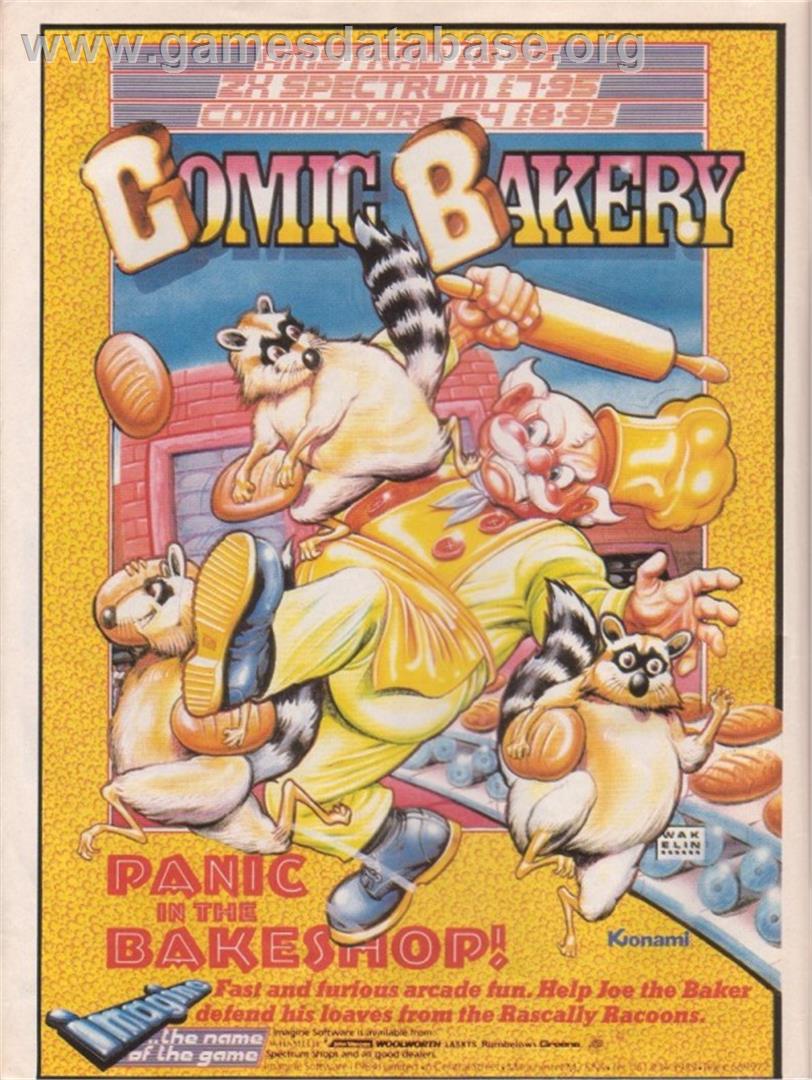 Comic Bakery - MSX - Artwork - Advert