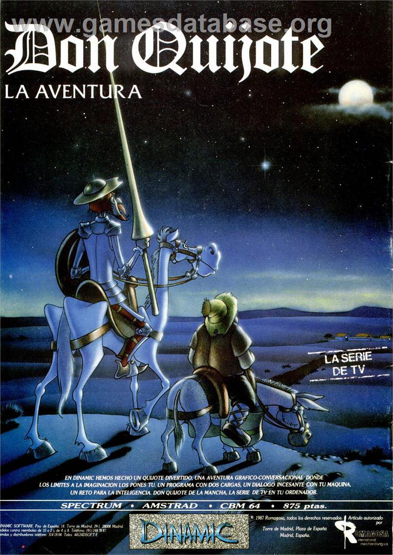 Don Quijote - MSX - Artwork - Advert