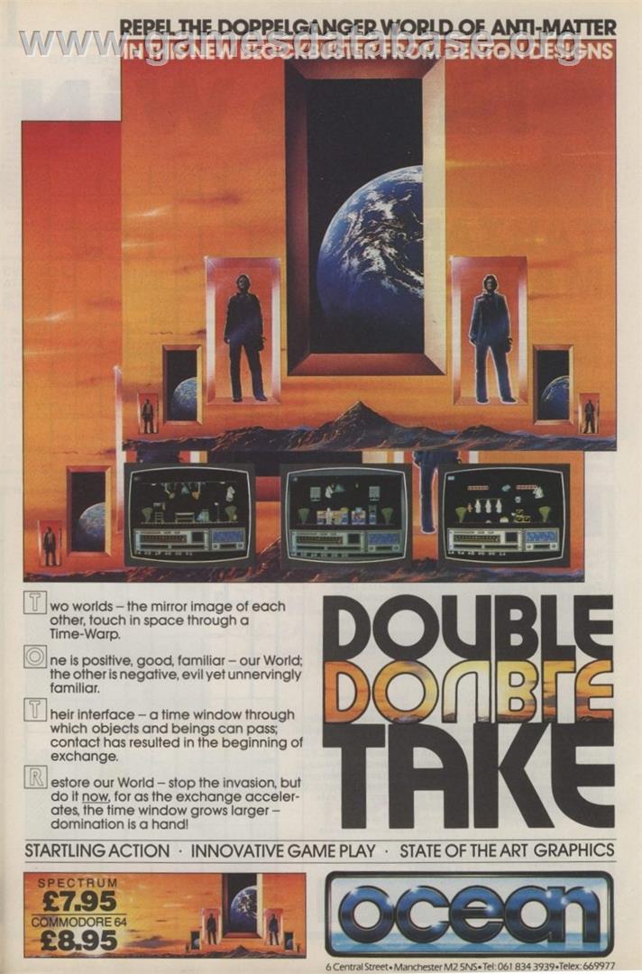 Double Take - Commodore 64 - Artwork - Advert