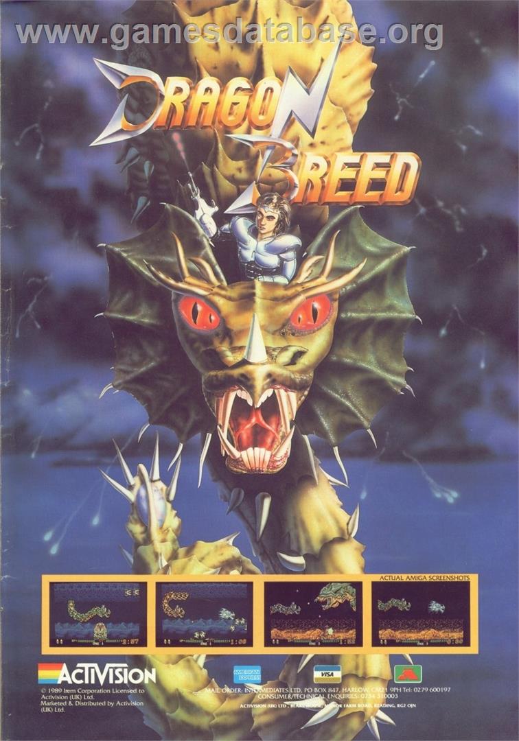 Dragon Breed - Commodore 64 - Artwork - Advert