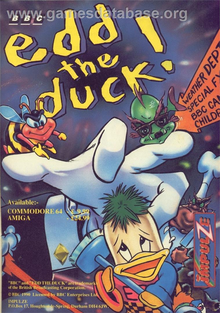 Edd the Duck! - Commodore 64 - Artwork - Advert
