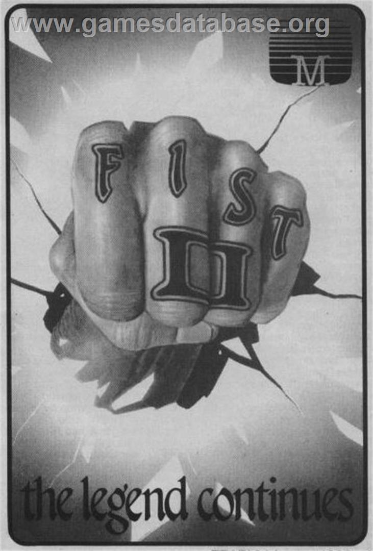 Fist II: The Legend Continues - Commodore 64 - Artwork - Advert