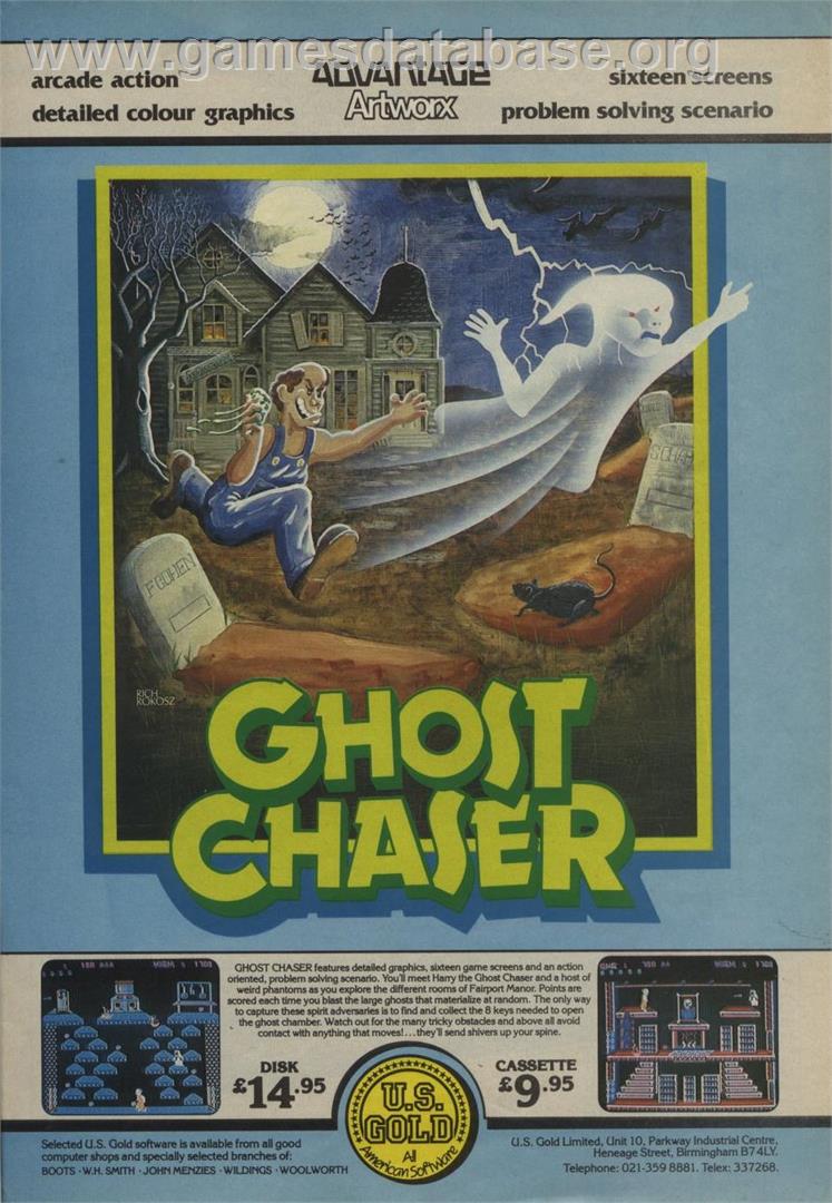 Ghost Chaser - Atari 8-bit - Artwork - Advert
