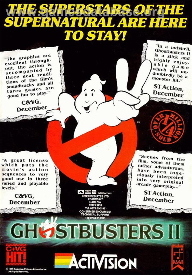 Ghostbusters - Commodore 64 - Artwork - Advert