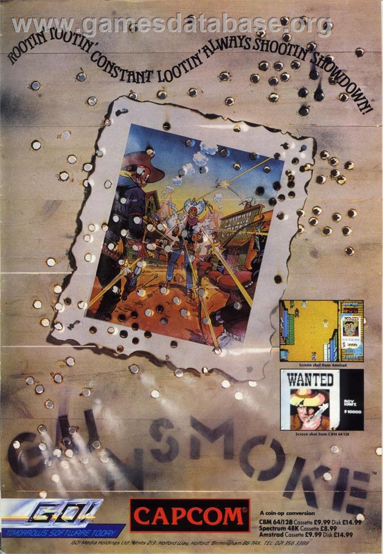 Gun.Smoke - Commodore 64 - Artwork - Advert