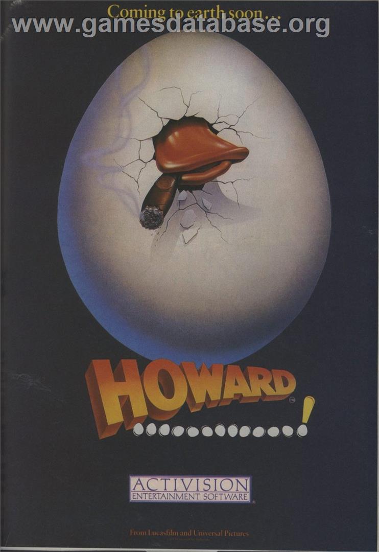 Howard the Duck - Commodore 64 - Artwork - Advert