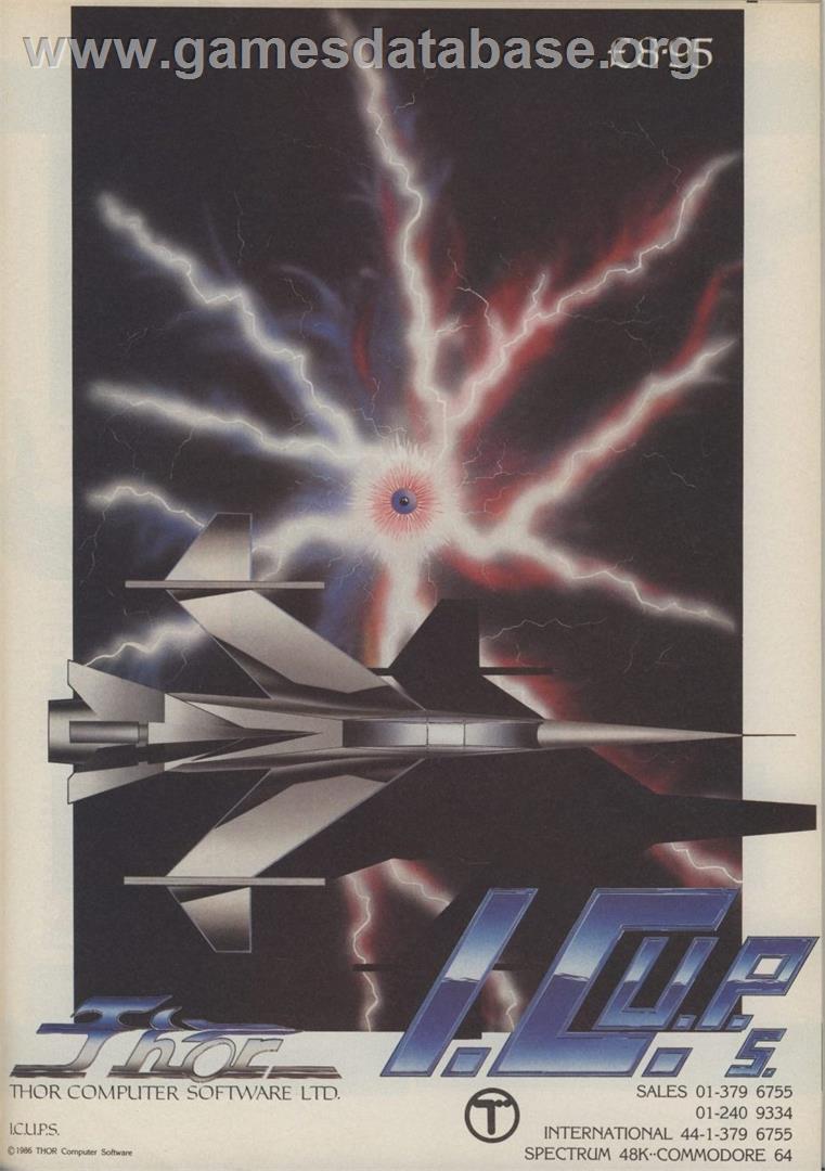 I.C.U.P.S. - Commodore 64 - Artwork - Advert