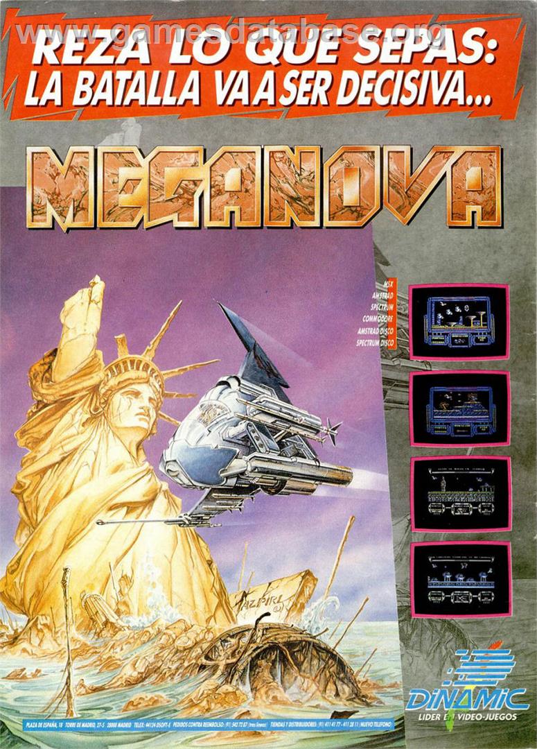 Meganova - MSX - Artwork - Advert