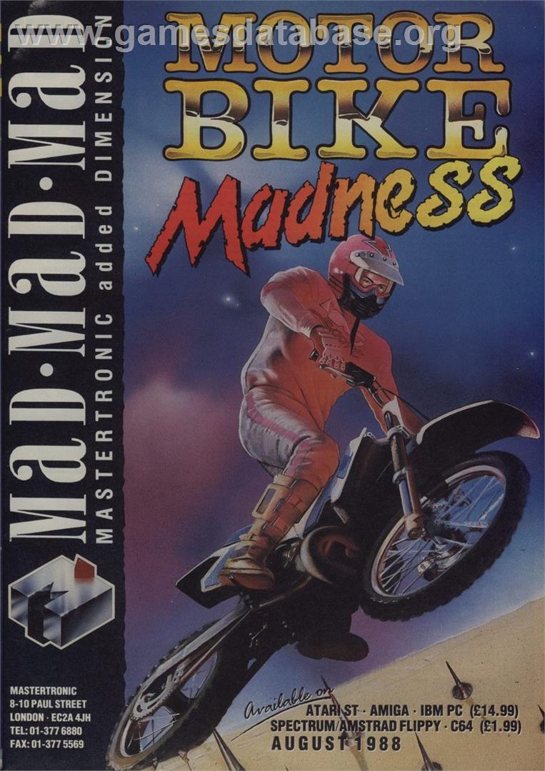 Motorbike Madness - Microsoft DOS - Artwork - Advert
