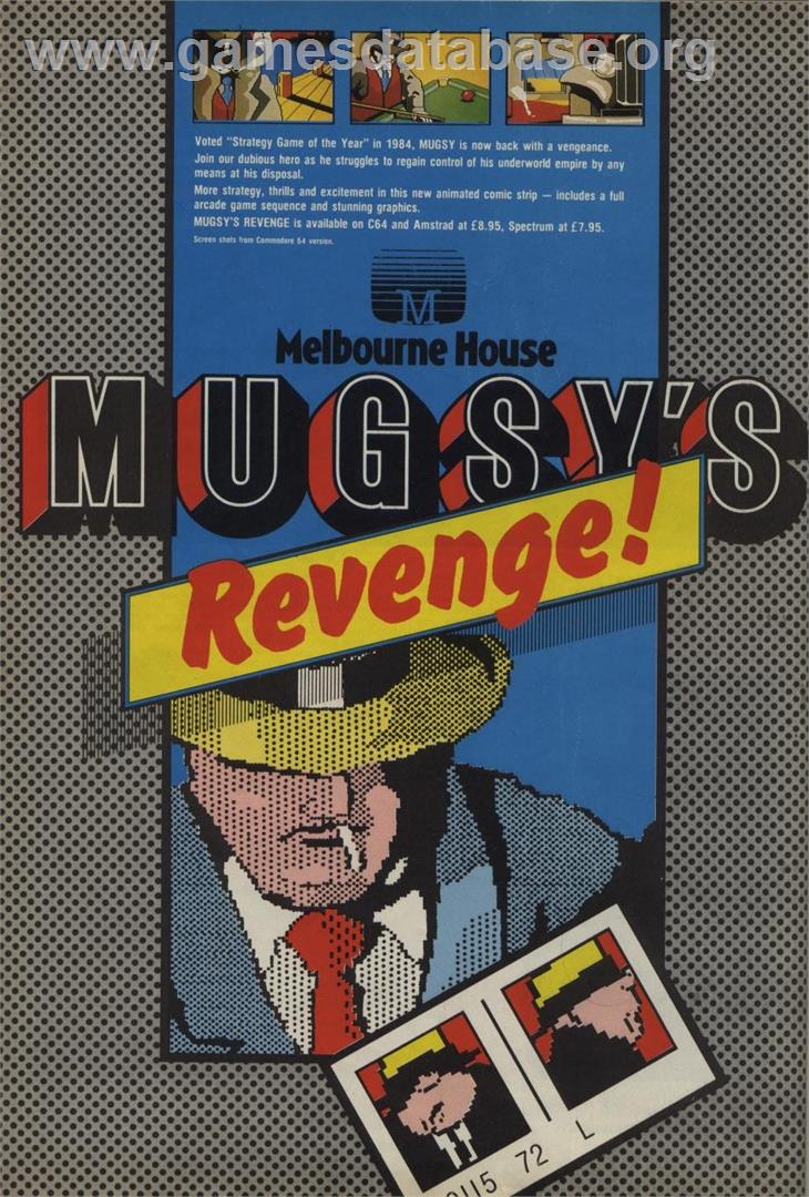 Mugsy's Revenge - Commodore 64 - Artwork - Advert