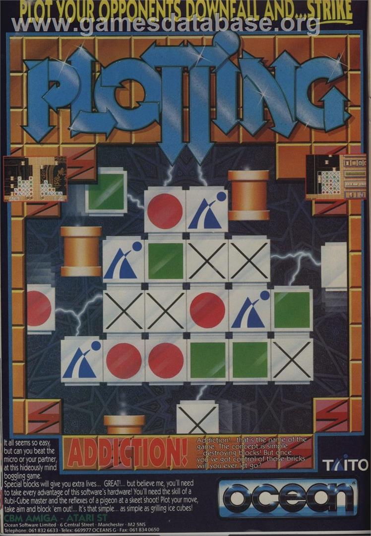 Plotting - Commodore 64 - Artwork - Advert
