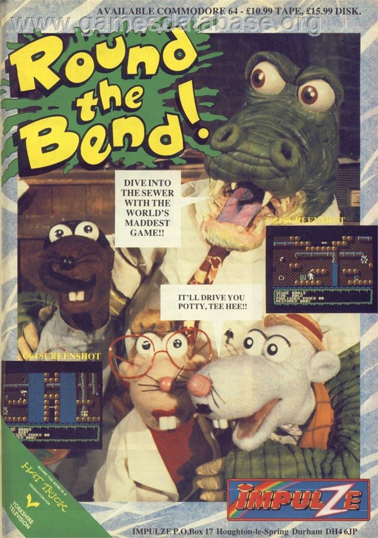 Round the Bend! - Commodore 64 - Artwork - Advert