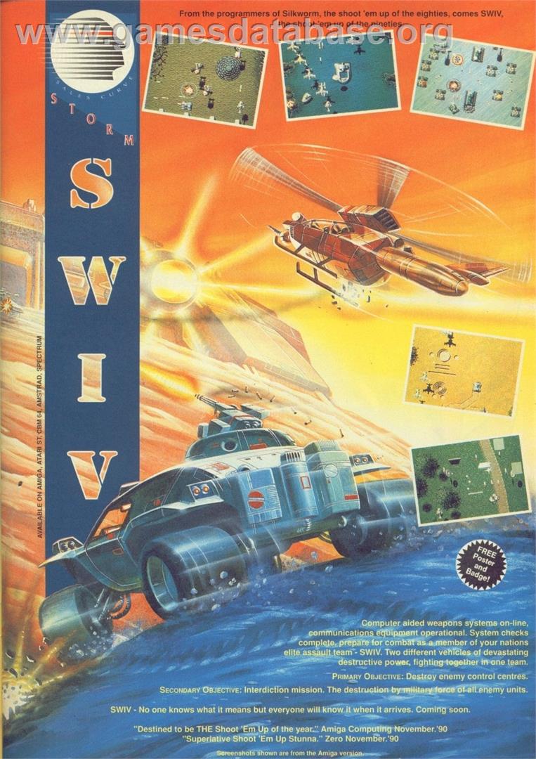 S.W.I.V. - Commodore 64 - Artwork - Advert