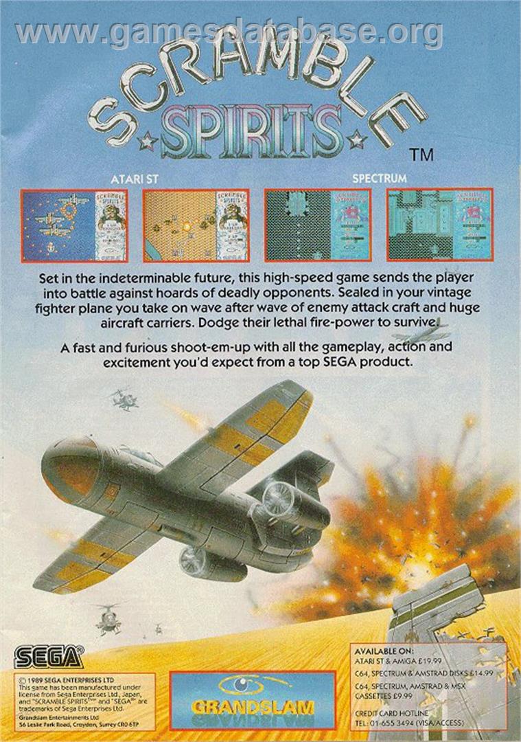 Scramble Spirits - Commodore 64 - Artwork - Advert