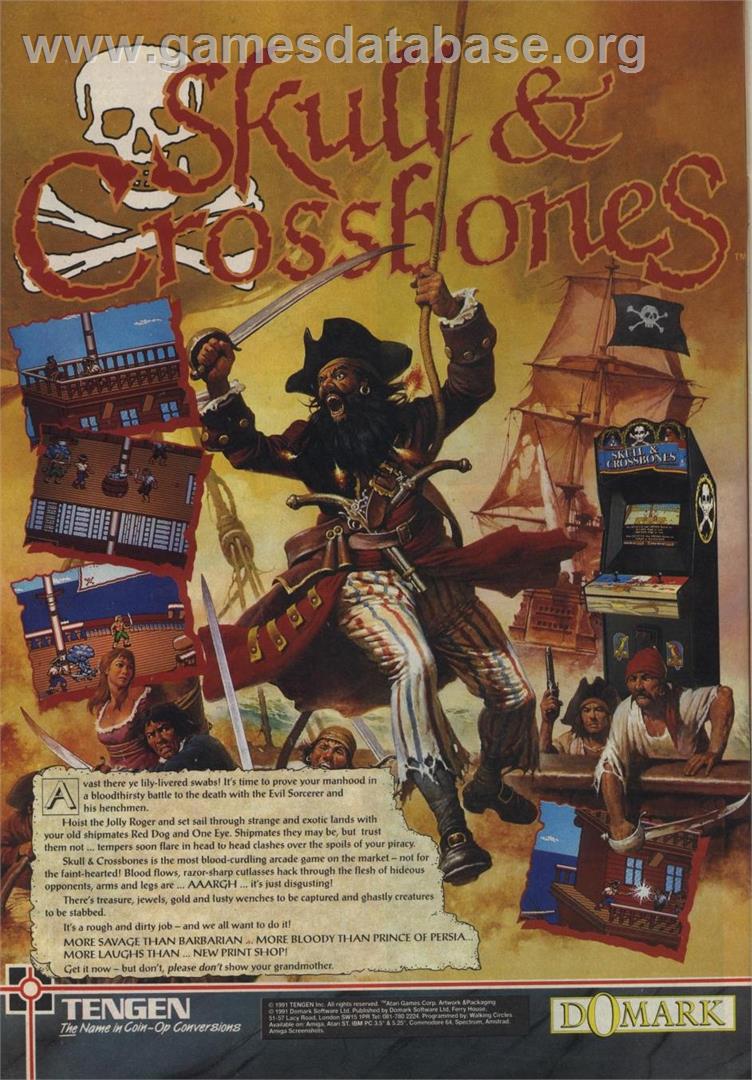 Skull & Crossbones - Commodore 64 - Artwork - Advert