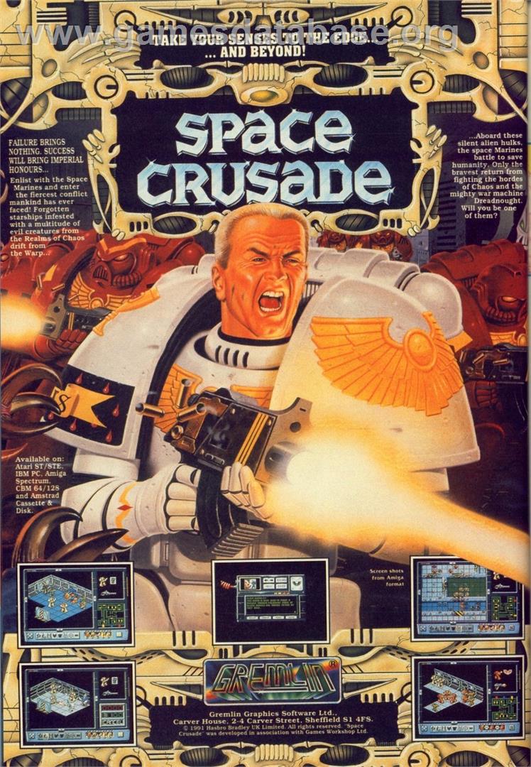 Space Crusade - Commodore 64 - Artwork - Advert