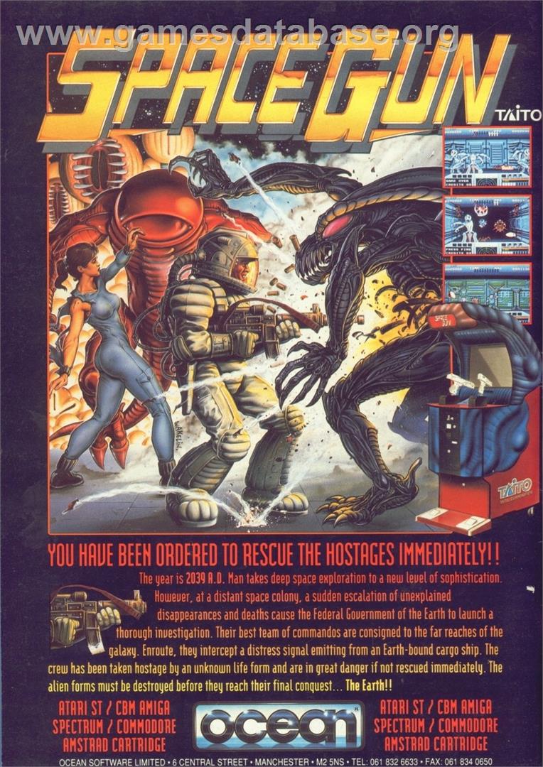 Space Gun - Commodore 64 - Artwork - Advert