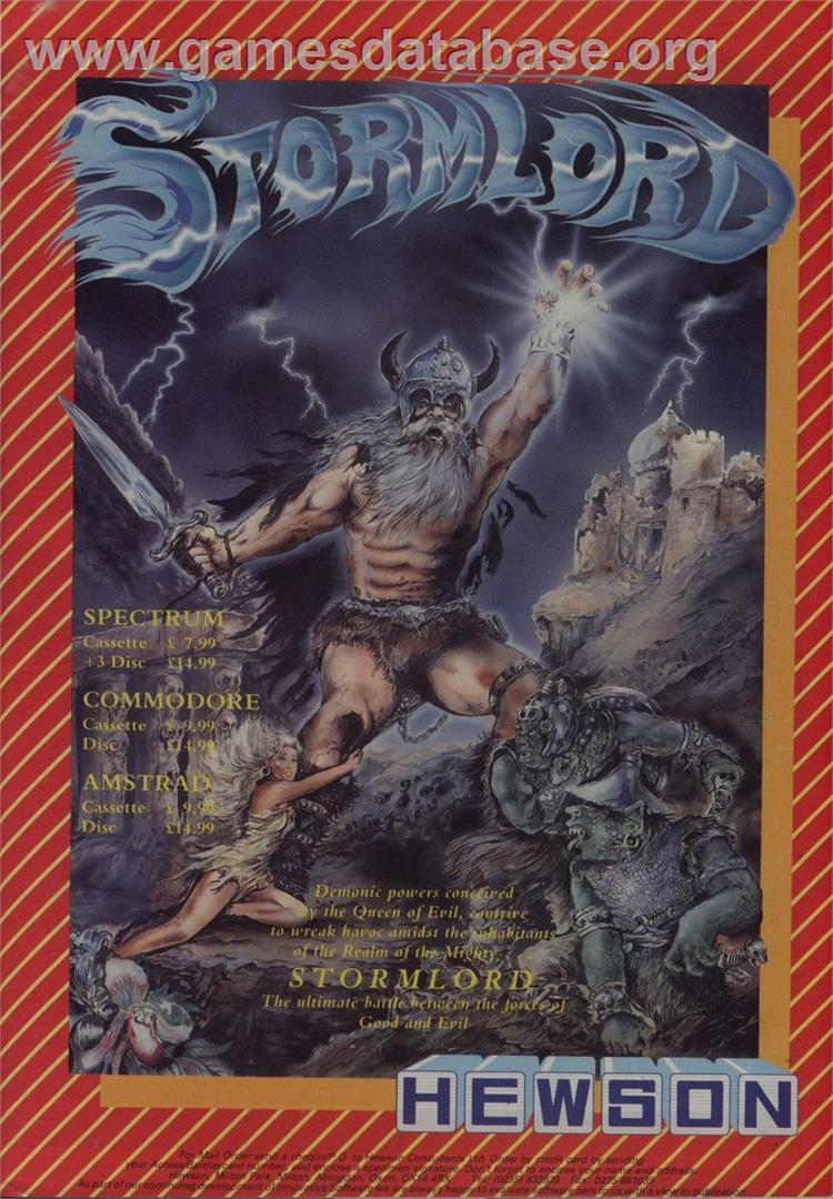 Stormlord - Commodore 64 - Artwork - Advert