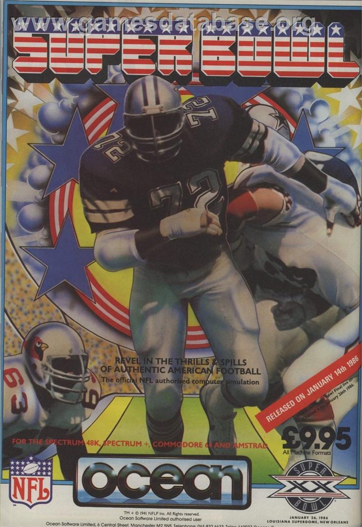 Super Bowl - Commodore 64 - Artwork - Advert