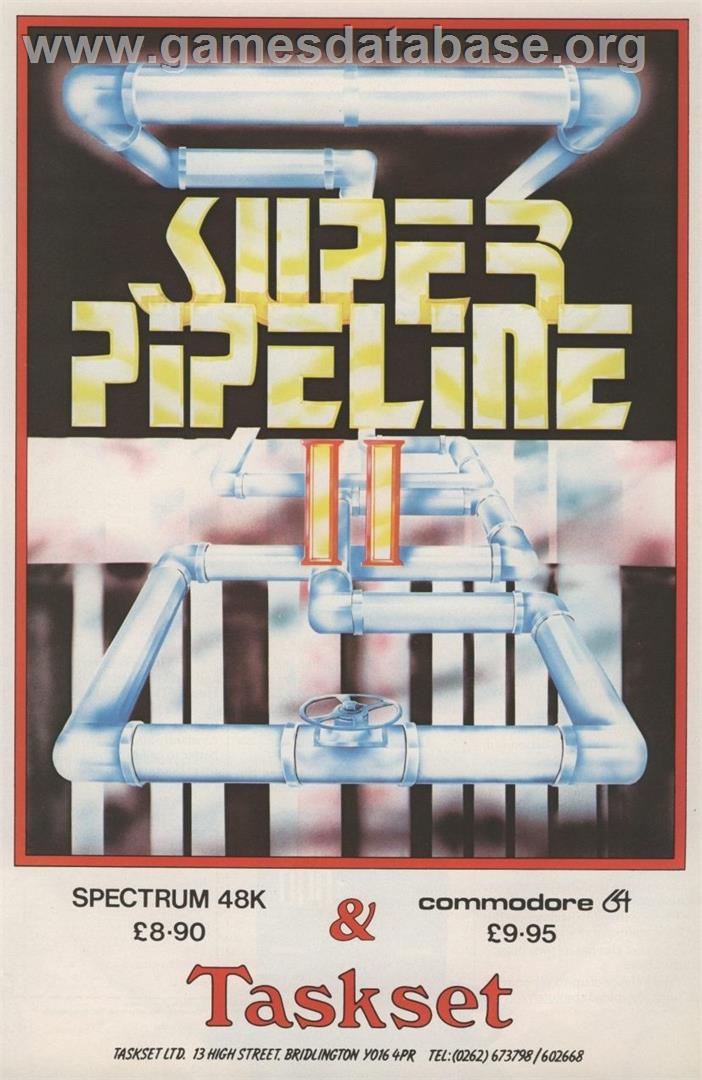 Super Pipeline - Commodore 64 - Artwork - Advert
