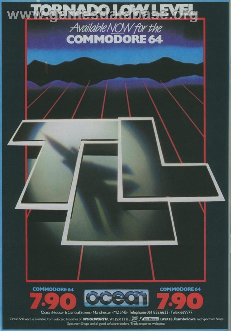 TLL: Tornado Low Level - Commodore 64 - Artwork - Advert