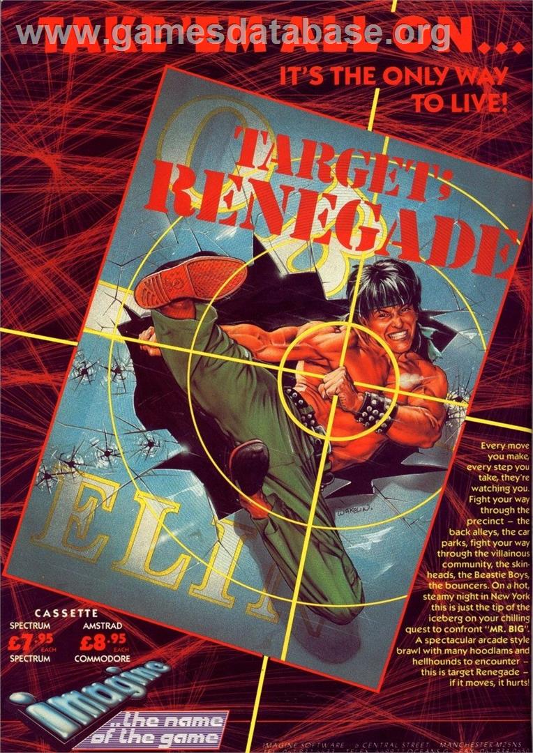 Target: Renegade - Commodore 64 - Artwork - Advert